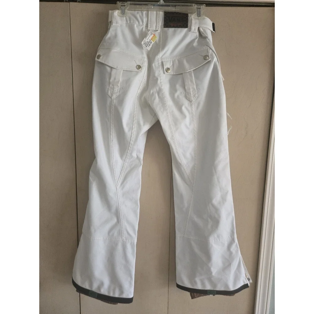 Vans Downing Lydon Fit Snowboard Ski Pants White NWT Vansguard 10K Medium